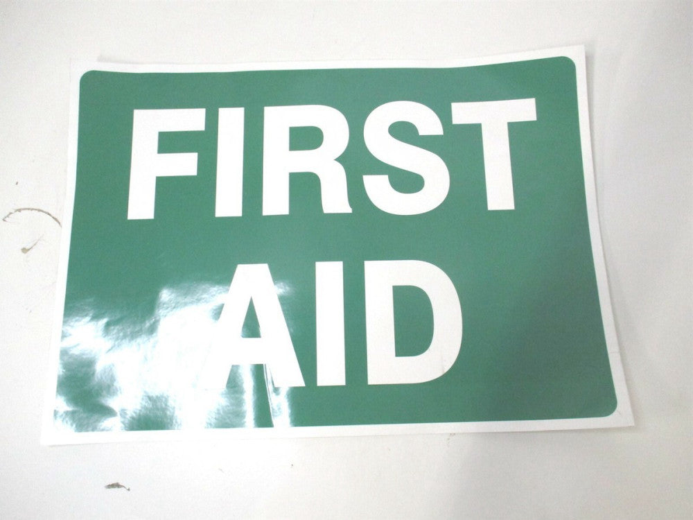 Accuform (219088-10X14S) 10 in x 14 in Vinyl First Aid Safety Sign