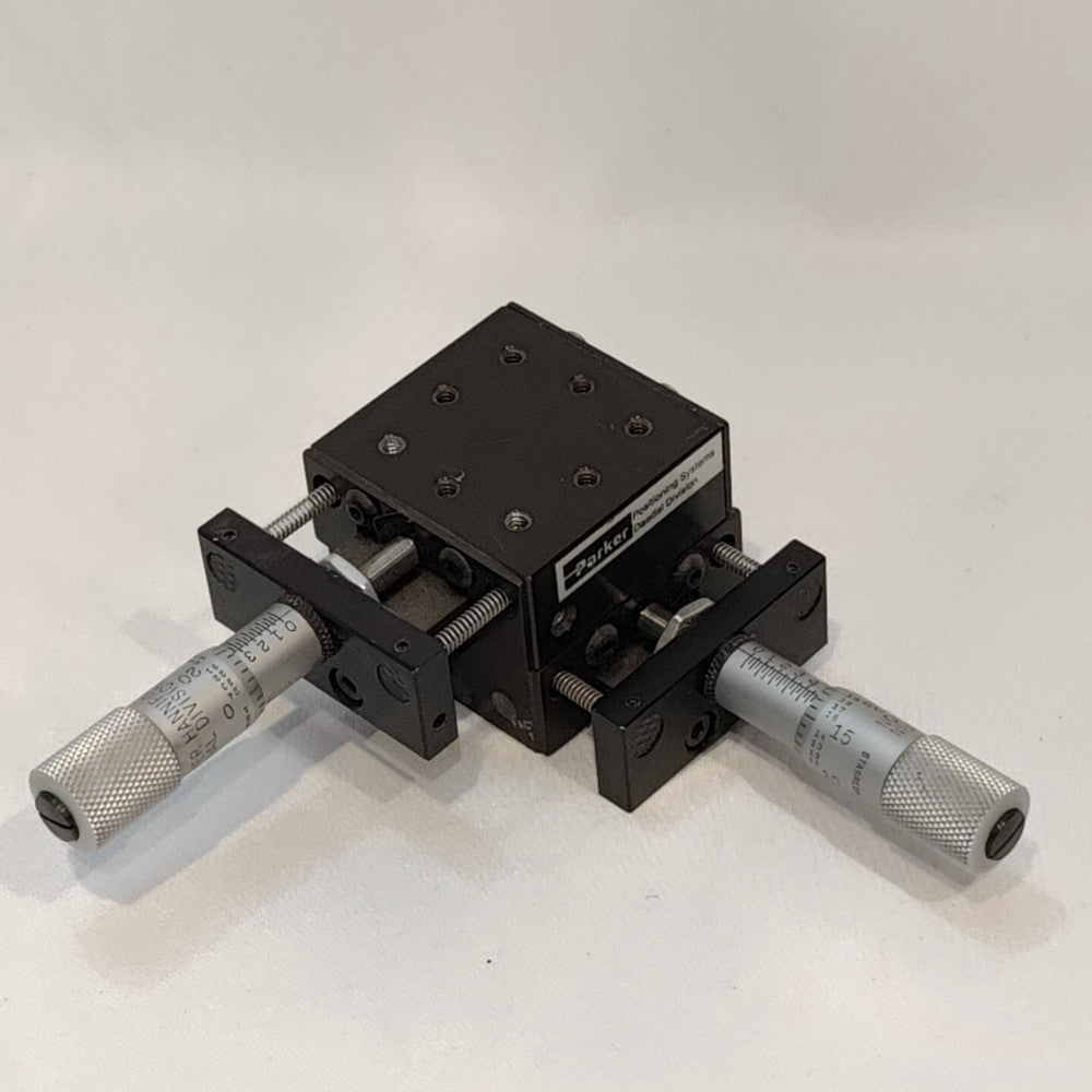 Parker 4022 Center Drive Two Axis Differential Screw Crossed Roller Stage