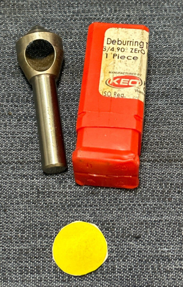 KEO DEBURRING TOOL PART NO 53524  3/4"  90°  ZERO FLUTE