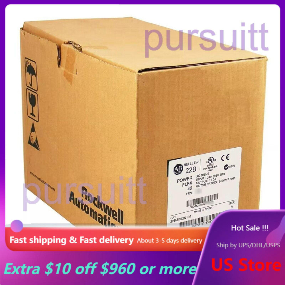 NEW  Allen Bradley 22B-B012N104 PowerFlex 40 AC Drive 240V 2.2kW 3HP US Free Tax