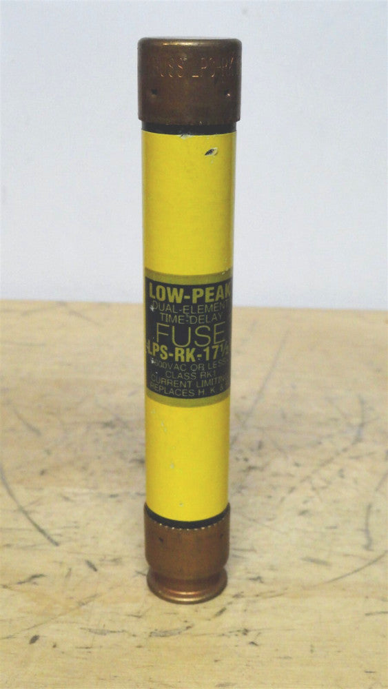  BUSSMANN - LPS-RK-17-1/2 - Low Peak Time Delay Fuse - NEW