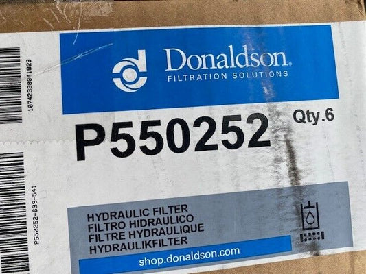 (6 PACK) Donaldson Hydraulic Filter P550252