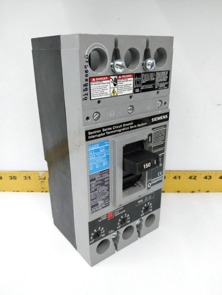 Siemens 150 Amp Circuit Breaker 600 VAC 3 Pole  FXD63B150
