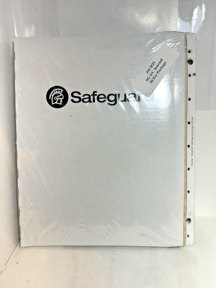 50-Pack Safeguard JSCR25 Sales and Cash Receipt Journal Bookkeeping Accounting