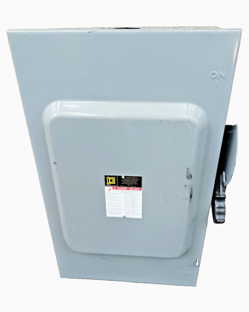 Square D 200 Amp Non-Fused Safety Disconnect Switch 600 VAC 3 Pole  HU364