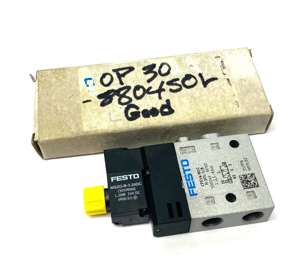 Festo CPE14-M1CH-3OL-1/8 Solenoid Valve 3/2 Open, Monostable 550249