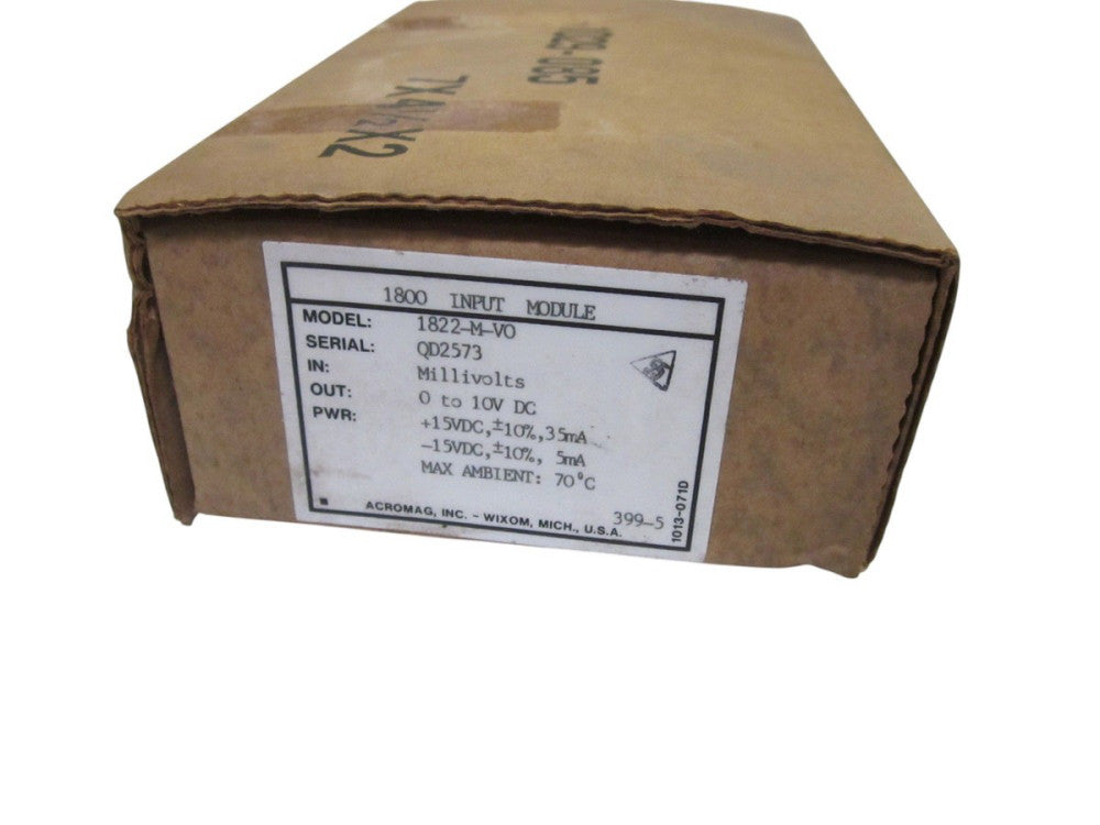 ACROMAG 1822-M-V0 10V ISOLATED INPUT TERMINALS NSMP