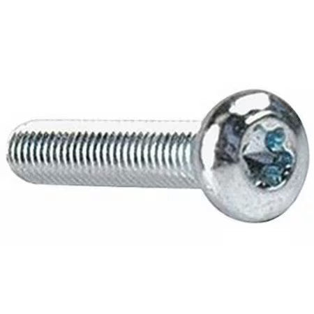 Tamper-Pruf Screws 480760 #10-24 X 1 In Torx Pan Machine Screw, Zinc Plated