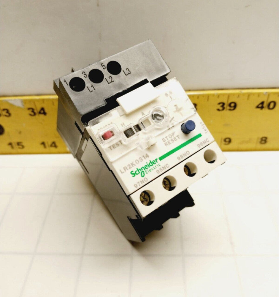 Schneider Electric Adjustable Overload Relay 5.5-8 Amp  LR2K0314
