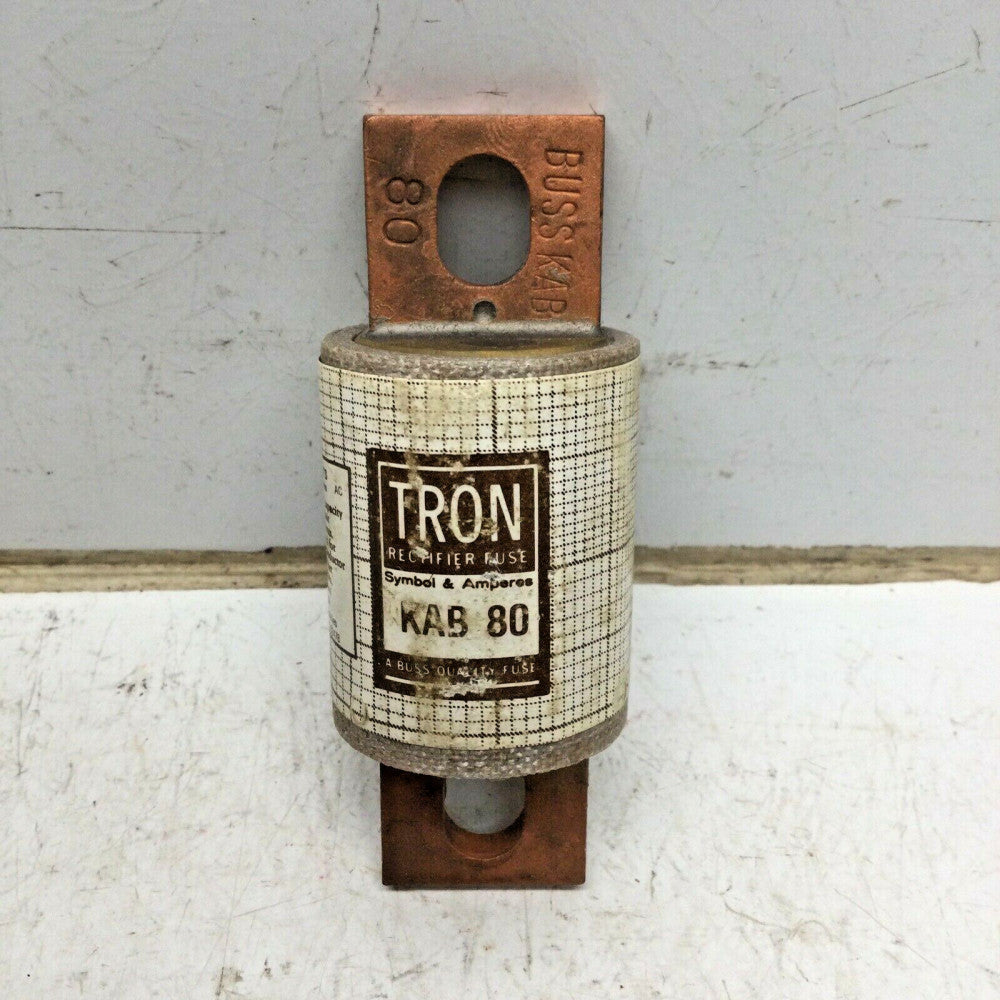 BUSS BUSSMANN TRON KAB 80 Rectifier Fuse 80 AMP 250V 