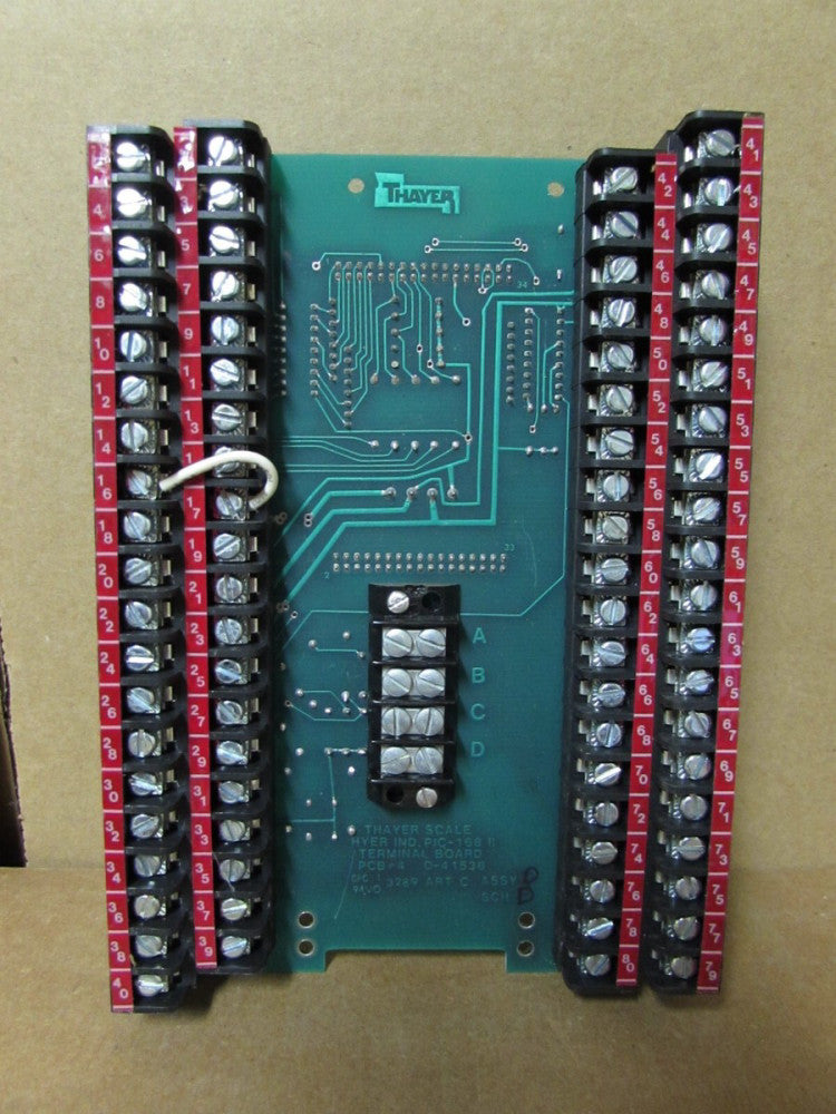 THAYER SCALE, D-41536D, PIC-168 II, PCB TERMINAL, NEW/NIB, MAKE OFFER!
