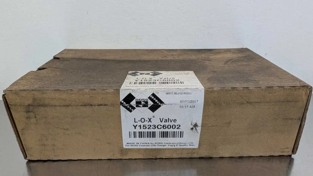 Ross Y1523C6002 Manual Pneumatic Lockout Valve 1" Inlet/Outlet 1-1/4" Exhaust