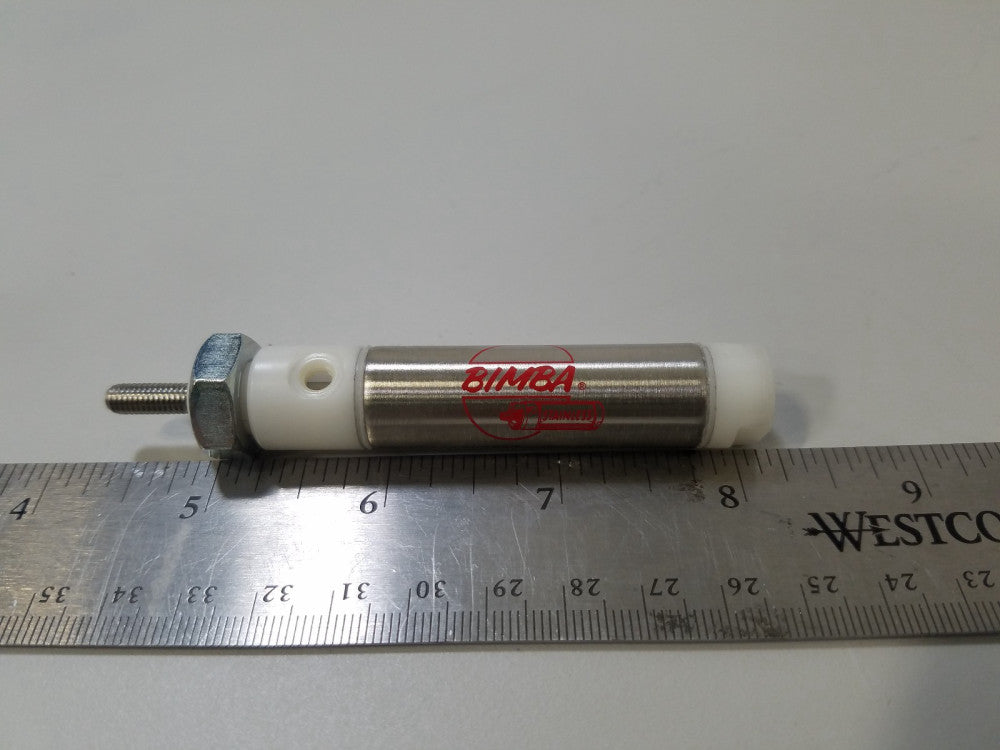 Bimba PC-021-D Acetal Resin End Cap SS Pneumatic Cylinder 100PSI