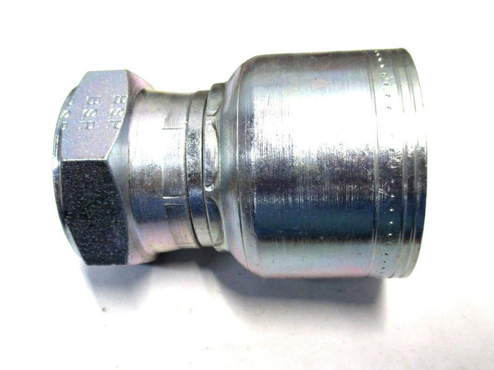 Eaton (1A16BF16) 1" x 1" Fitting 1"-11 Thread Straight Hydraulic Crimp Fitting