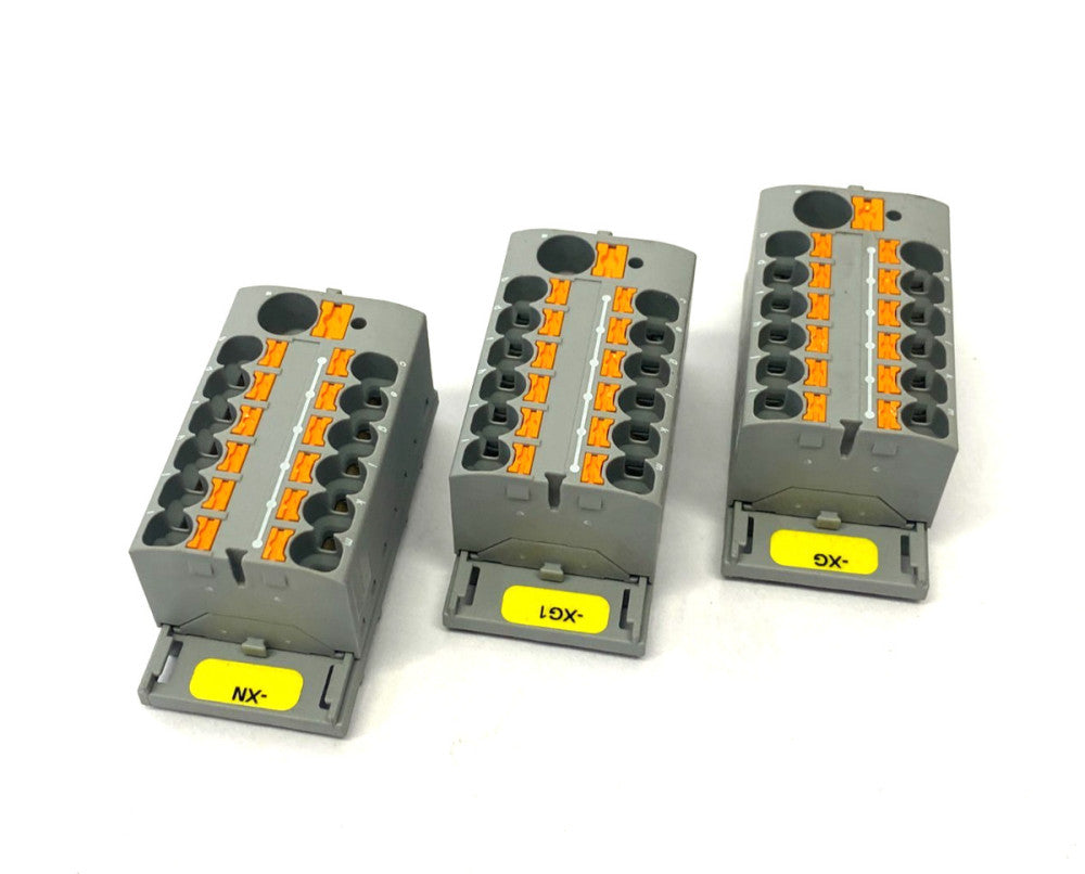 Phoenix Contact PTFIX 10/12X4 GY Distribution Block 3273878 LOT OF 3