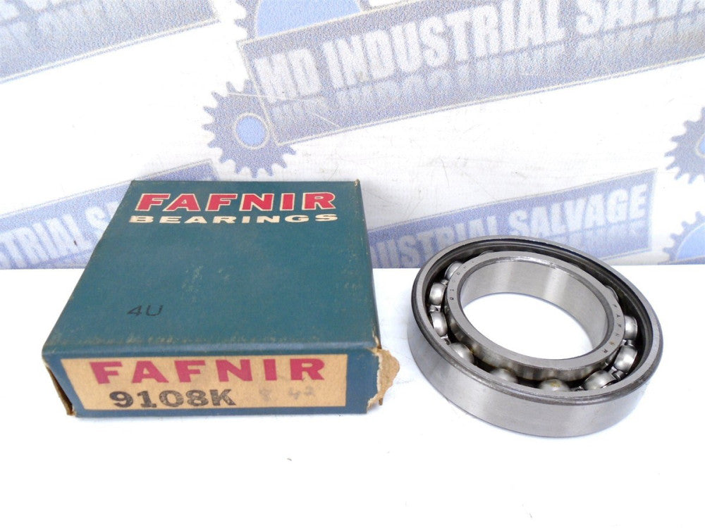 Fafnir - 9108K - Radial Deep Groove Ball Bearing - 40MM Bore - (NEW IN BOX)
