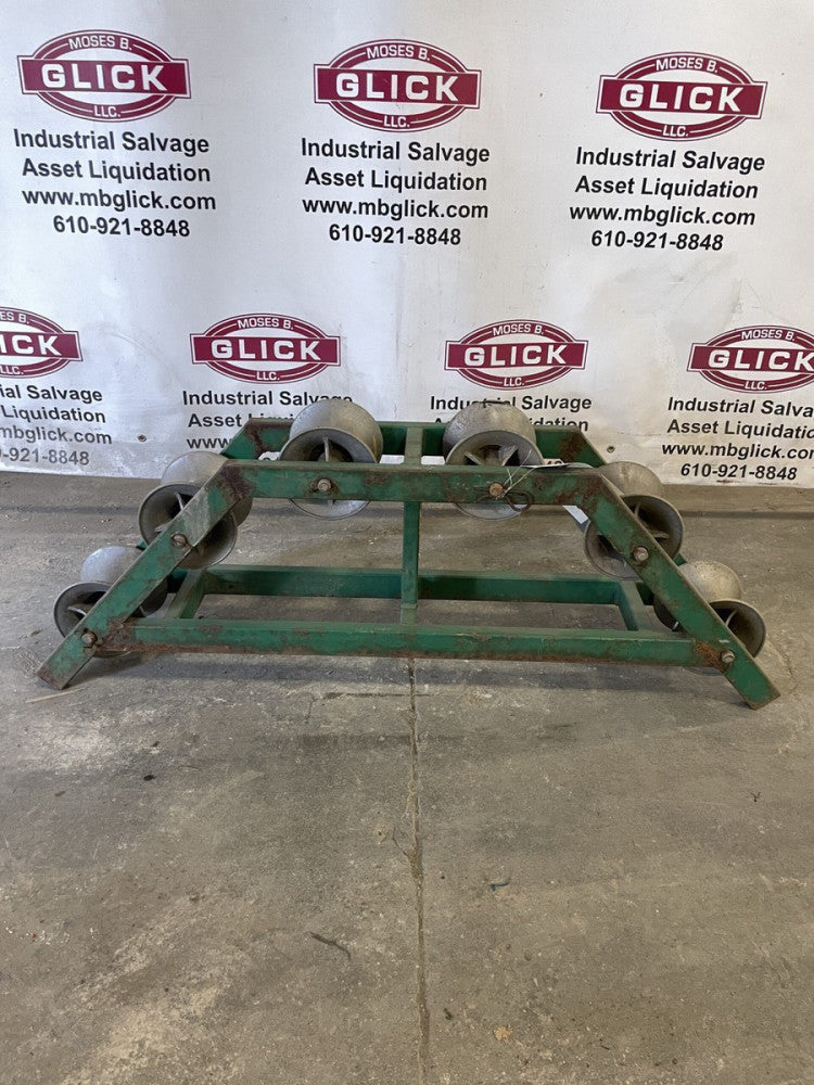 Greenlee 48" Radius Right Angle Conveyor Sheave w/ 5” x 6” Wheels