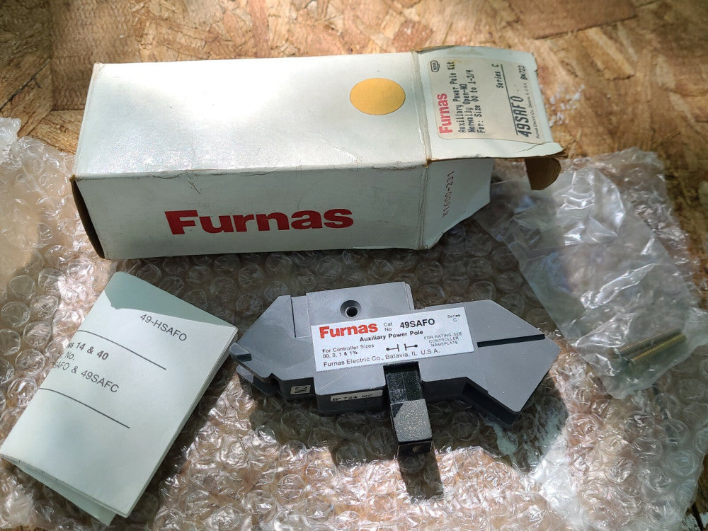 NOS Furnas 49SAF0 Auxillary Power Pole Kit Normally Open