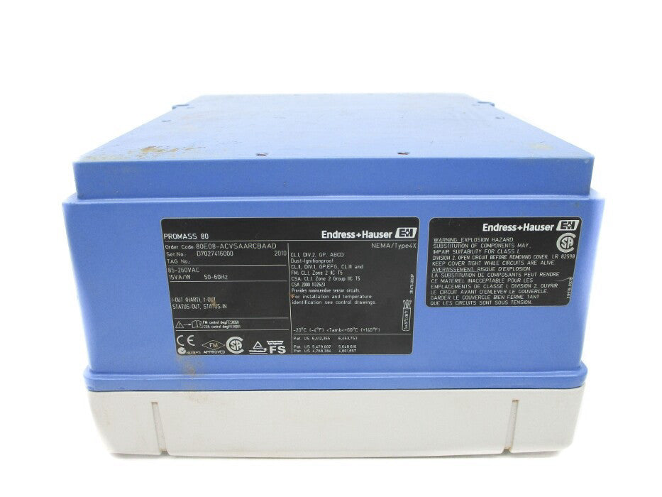 ENDRESS+HAUSER PROMASS 80 80E08-ACVSAARCBAAD UNMP