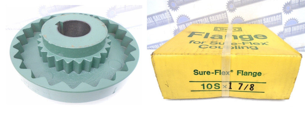 TB WOODS - 10S178 - 10S x 1 7/8 - 10S Sure-Flex COUPLING FLANGE 1-7/8 Bore (NEW)