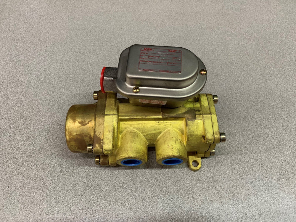 NEW NO BOX ASCO RED-HAT SOLENOID VALVE 3/4" PIPE 125VDC COIL NPK8344A76E