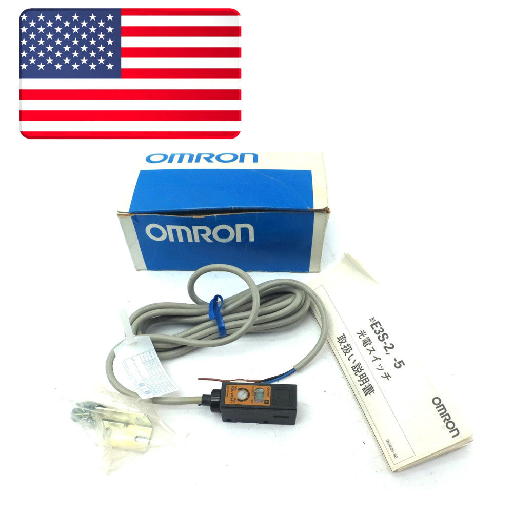 New In Box Omron E3S-2DE41 Photoelectric Sensor US Stock
