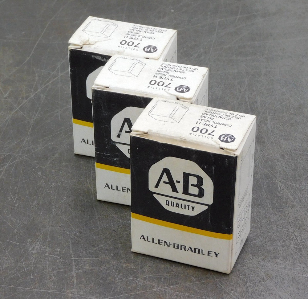 Allen-Bradley 700-HJ36Z24 General Purpose Magnet Latching Relay Lot of Three (3)
