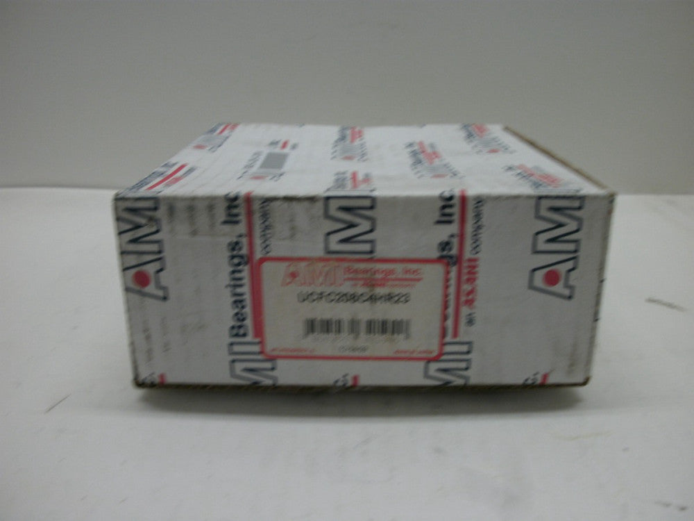 AMI UCFC208C4HR23 FLANGED MOUNT BALL BEARING 4 BOLT 40MM BORE W/SET SCREW NIB