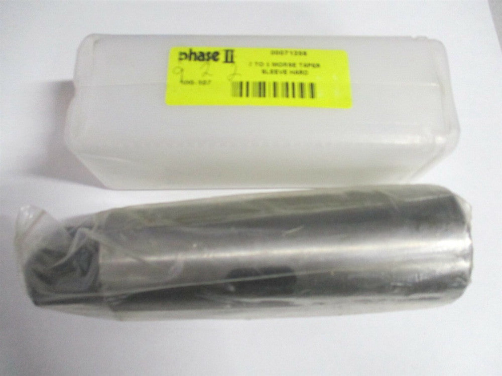 (214-8125) 1/4" x 247mm OAL MT2 Inside Morse Taper Standard Reducing Sleeve 