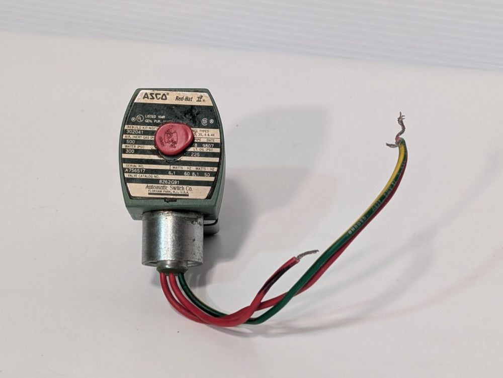 ASCO Red Hat Automatic Switch P/N 8262G91, Rebuilt Kit #302041, Pre Owned