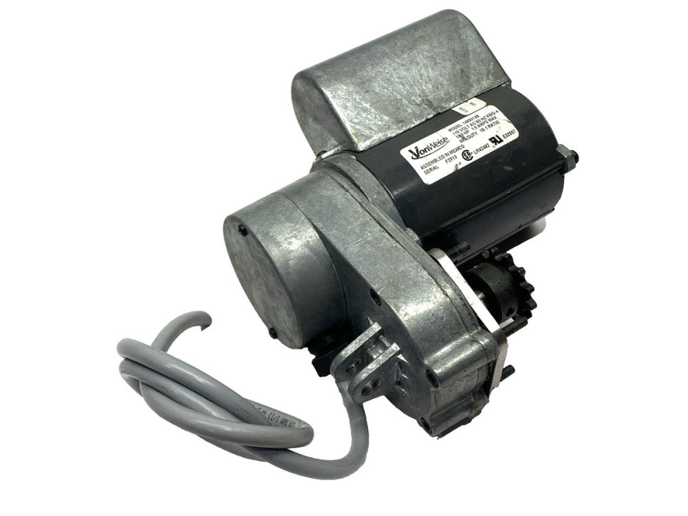 VonWeise 14950148 GearMotor 115V AC 1/10HP 1.5A 19:1 Ratio VWG-4 CUT CONNECTOR