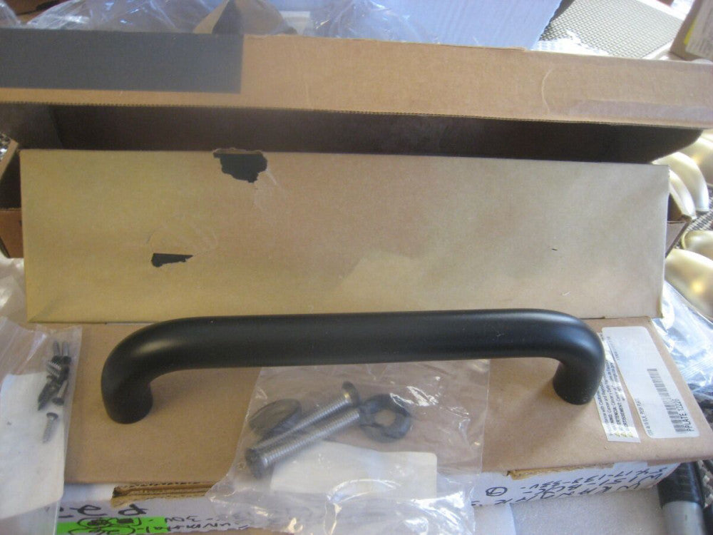 Ives 8303-0 4x16 BLACK Standard Door Handle Pull With Plates
