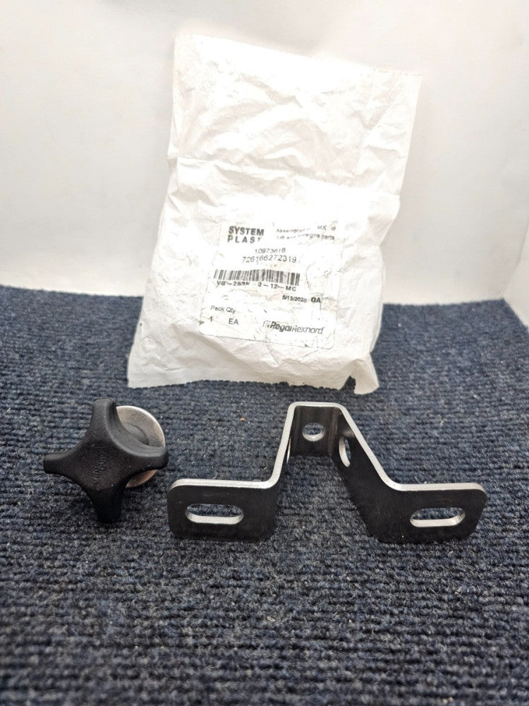 Systemplast VG-253K-S-12-MC: Rod Mount Stainless Steel Bracket w/ Hand 10973618