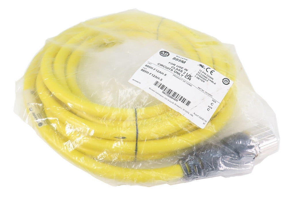 Allen Bradley  889M-F12AH-5  M23 Cable 12 Pin Female Straight 5 Meter  NEW