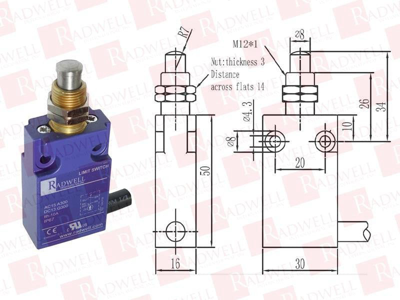 RADWELL VERIFIED SUBSTITUTE 91MCE27-P2-SUB / 91MCE27P2SUB (BRAND NEW)