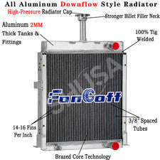 3 Row Radiator fit International 258 785 884 685 584 385 485, 684 484 3121412R9