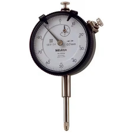 Mitutoyo 2050Ab Dial Indicator,0 To 20 Mm Range,White
