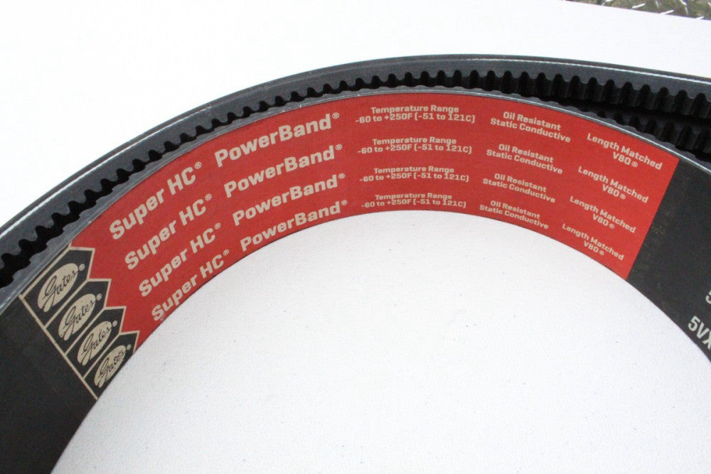 GATES SUPER HC Molded Notch POWERBAND BELT 4 Strand, 4/5VX1600