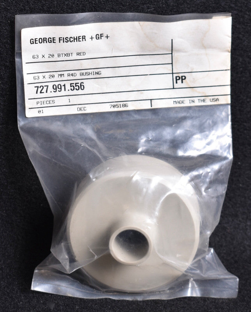 Georg Fischer Reducer Bushing PP 63-20mm 2" x 1/2" Butt Fusion 727.991.556