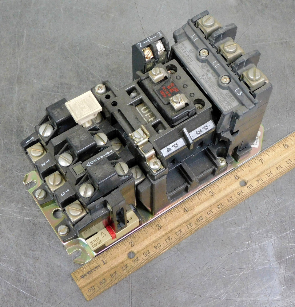 Allen Bradley 509-B0D Motor Starter w/ 42185-800-01 Contactor 115-120V Size 1