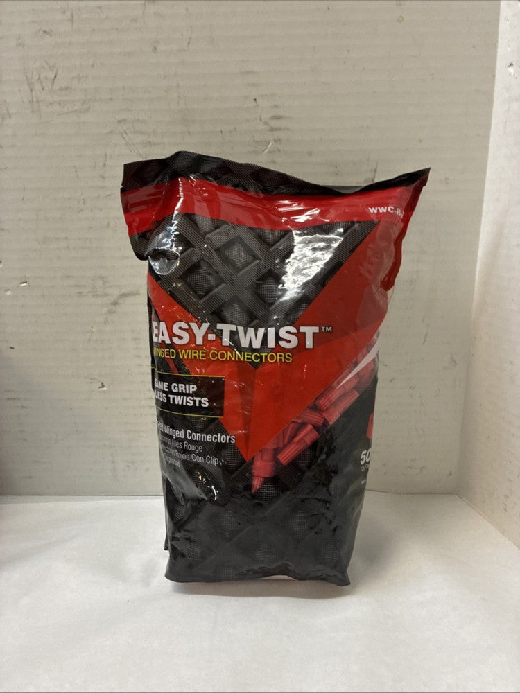 Easy Twist Red Winged Wire Connectors Pack Of 500 (22-6 AWG)
