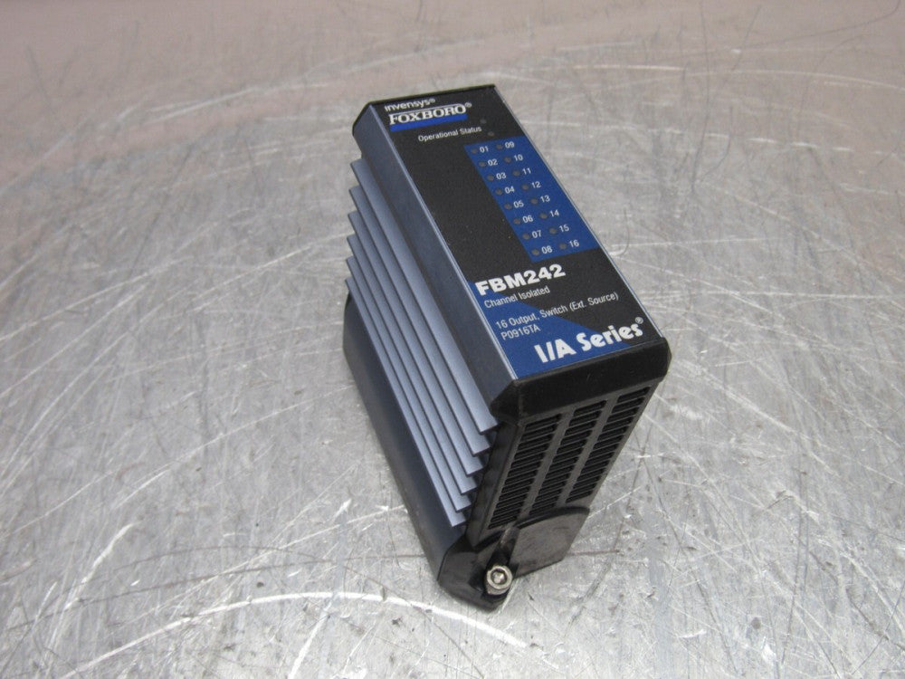 INVENSYS FOXBORO FBM242 P0916TA CHANNEL ISOLATED OUTPUT MODULE XLNT USED TAKEOUT