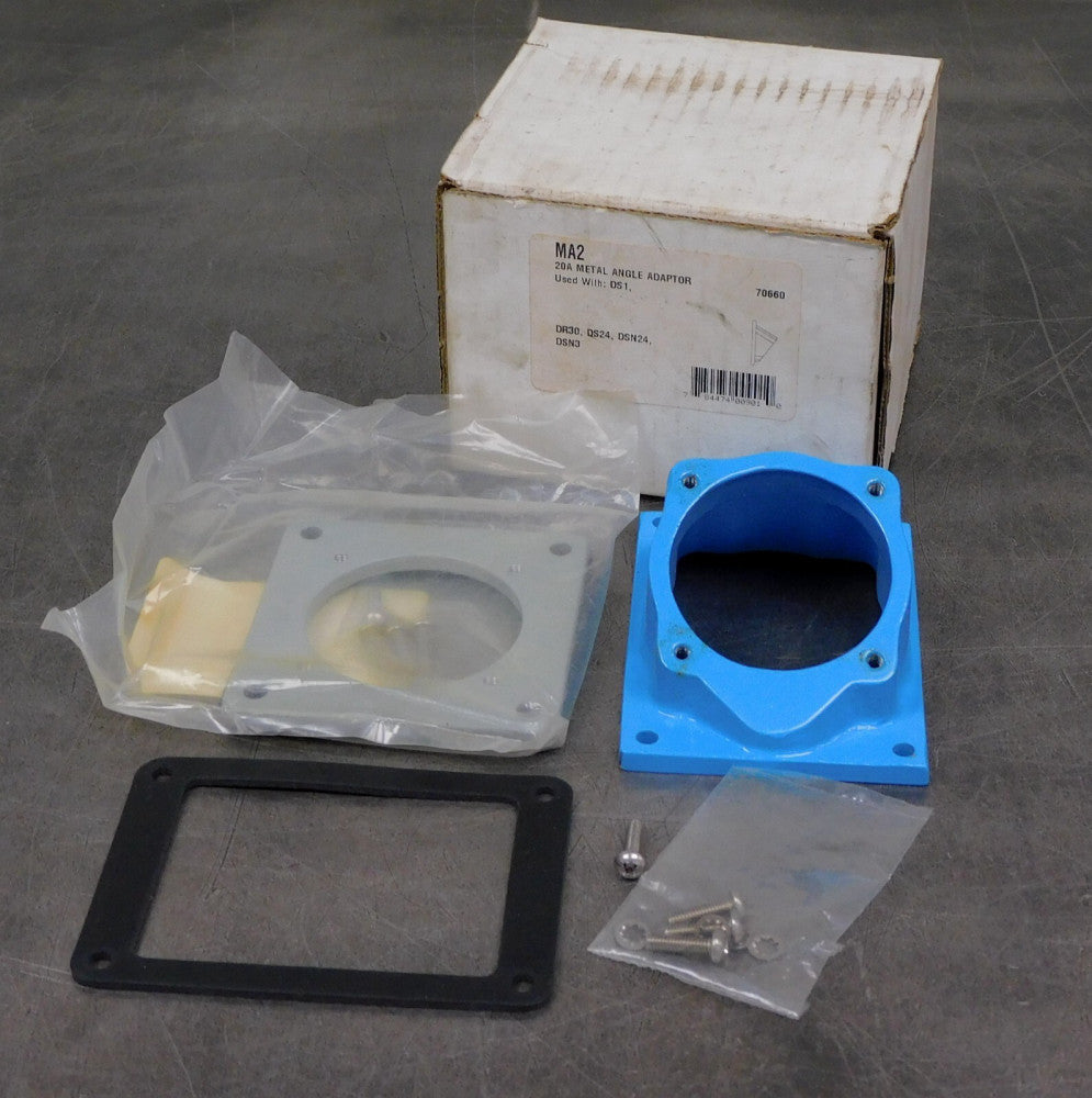Meltric MA2 20A Blue Metal Angle Adaptor 70660 DS1 30°