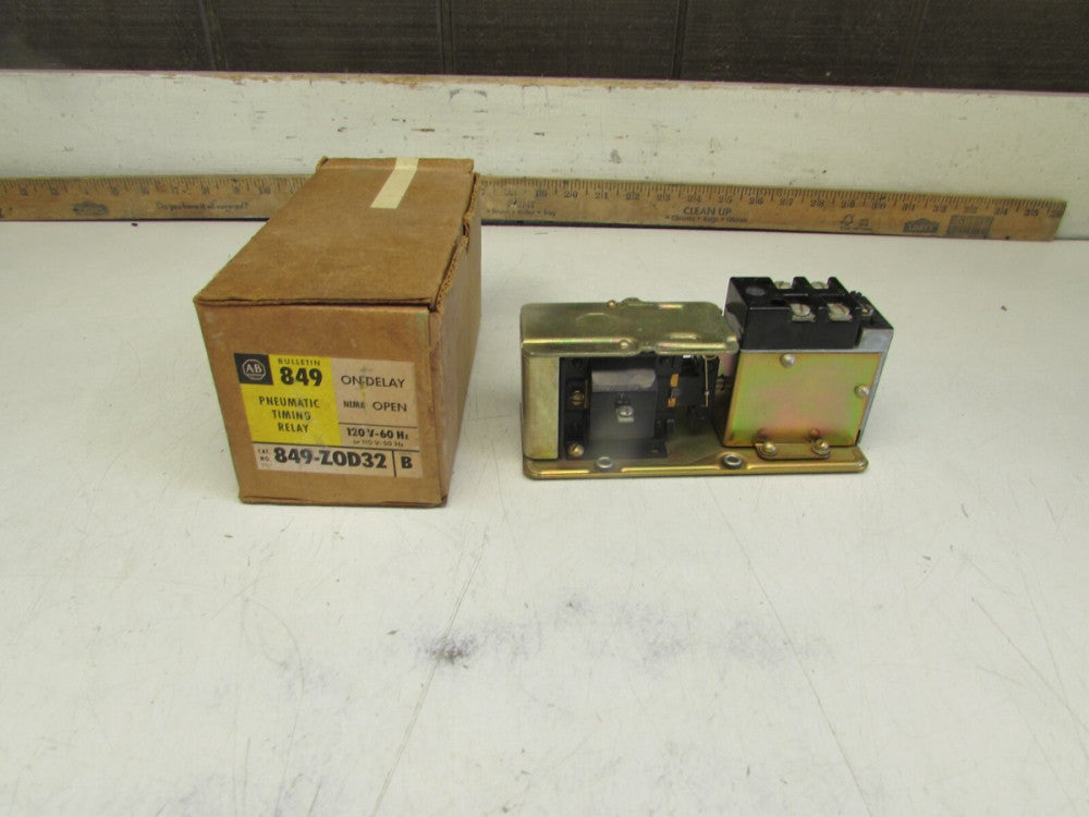 ALLEN BRADLEY 849DC-Z0H32 , PNEUMATIC TIMING RELAY,125/250VDC, NEW! MAKE OFFER!