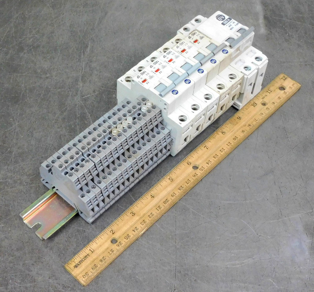 Allen Bradley &Woertz 1492-SP,1492-CB2,3430 Circuit Breaker & Contacts Mixed Lot