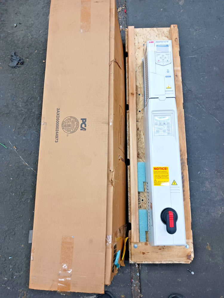 New ABB 5 HP HVAC AC Drive W/ Bypass 7.6 Amp 480 VAC ACH580-VCR-07A6-4+F267