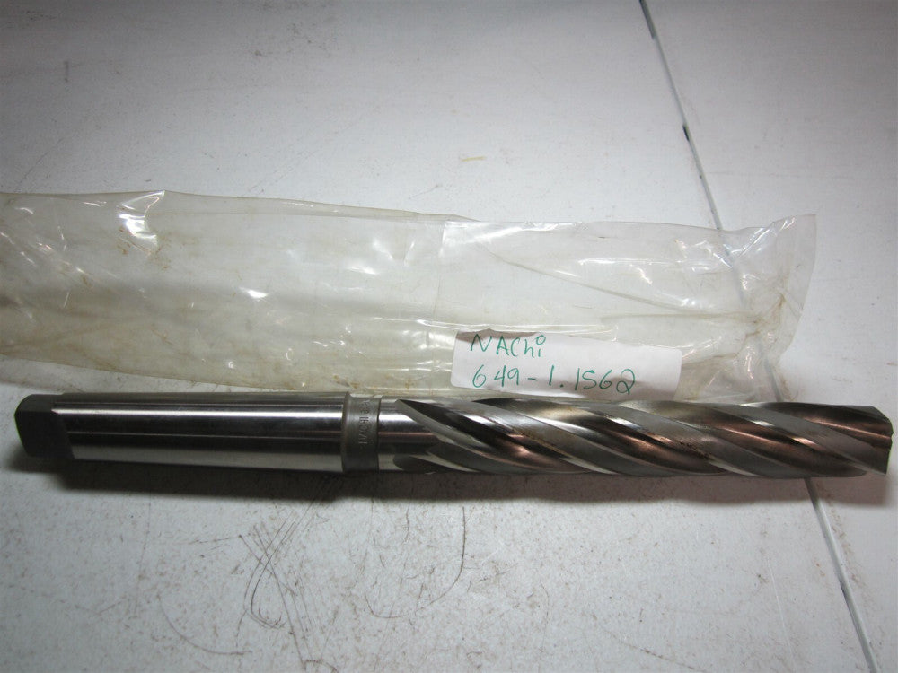 Nachi (649) 1229743 1-5/32" Size, 4MT 118° High Speed Steel Taper Shank Drill