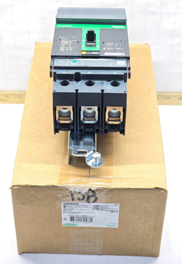 NEW SQUARE D POWERPACT 225 ANP I-LINE CIRCUIT BREAKER 600 VAC 3P 100 kA JJA36225