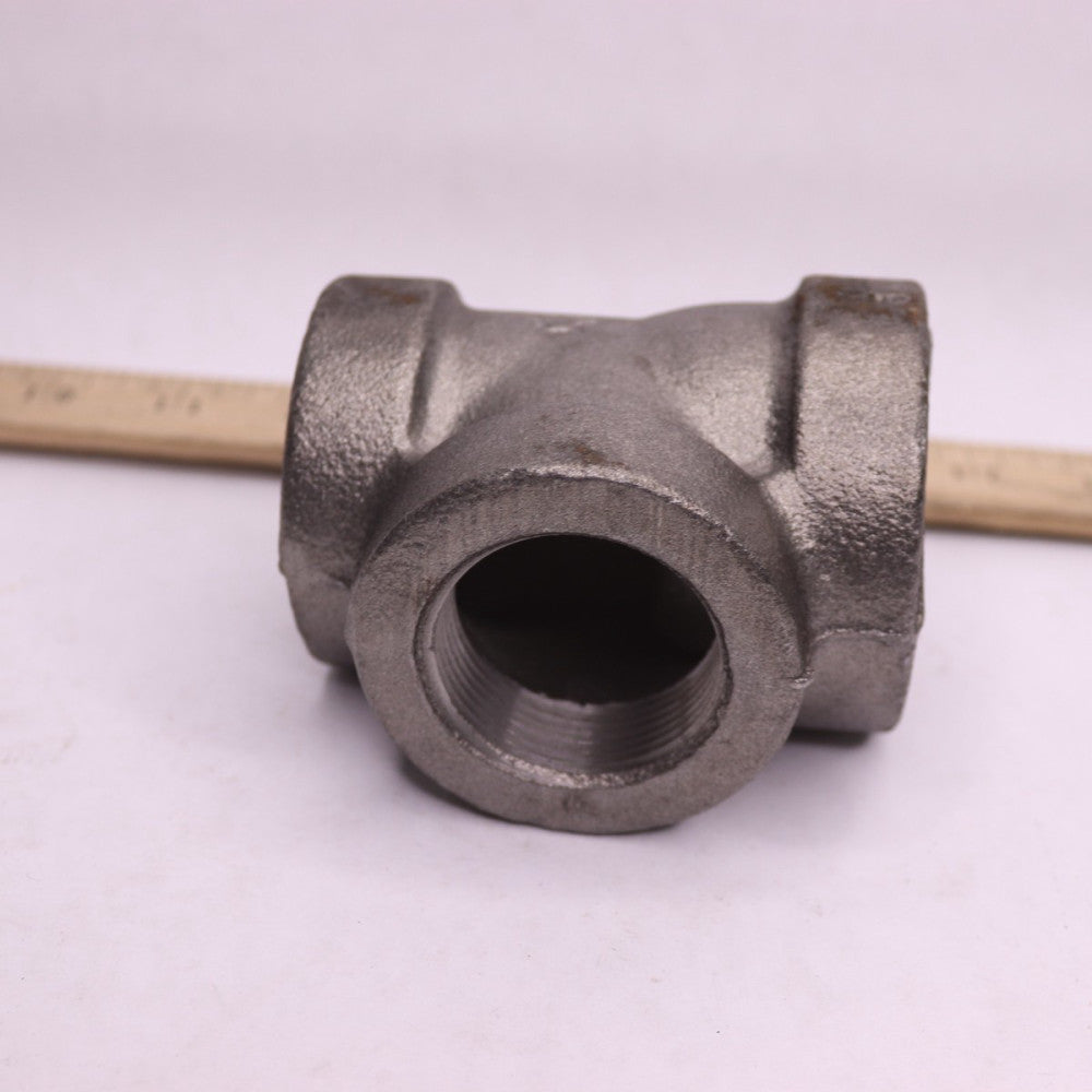 Anvil Tee Black Cast Iron 125 # 1-1/2 x 1-1/4 x 1-1/4 BCITJHH
