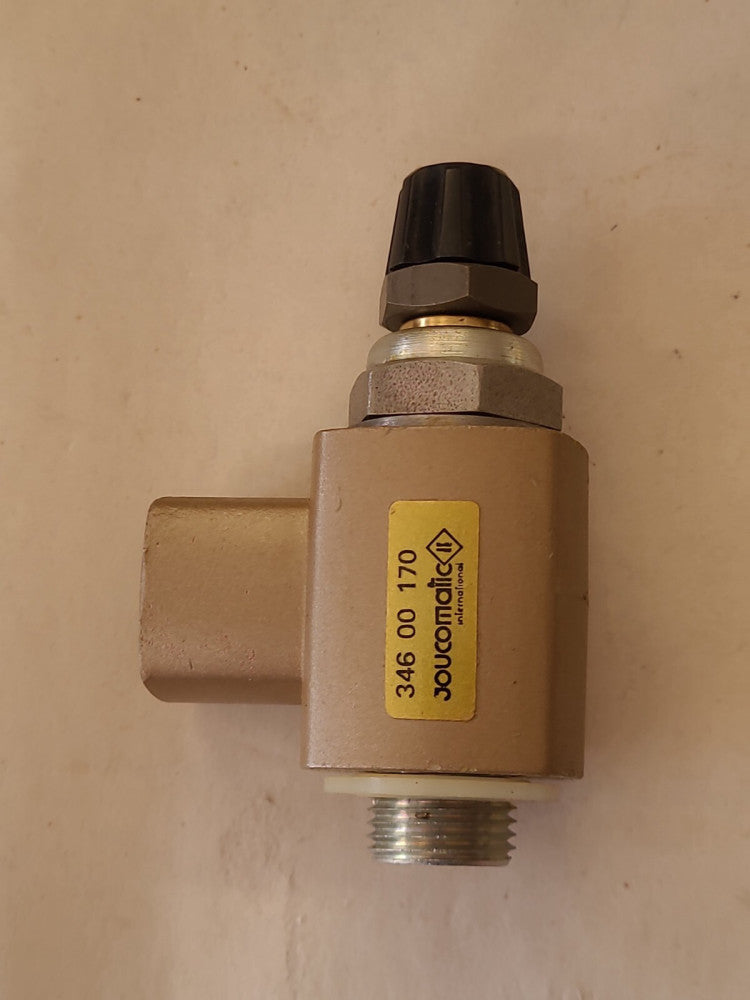 NOS Asco Joucomatic 346 00 170 Pneumatic Flow Control 3/8"